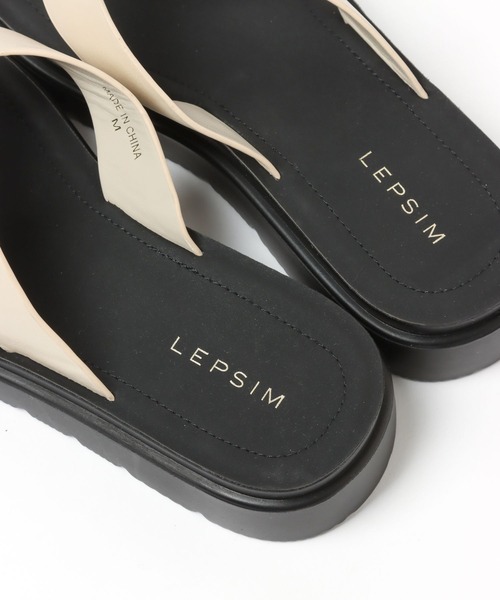 LEPSIM(レプシィム)の「やみつき!クッショントングサンダル 264201(サンダル・レディース・ブラック/ベージュ/オフホワイト・SMALL/MEDIUM/LARGE)」の20枚目の写真