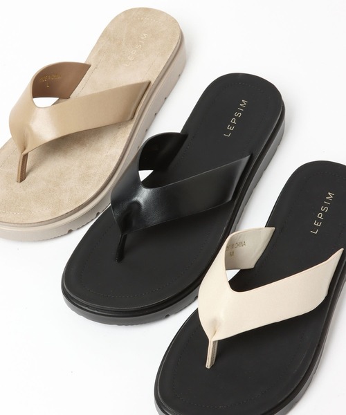 LEPSIM(レプシィム)の「やみつき!クッショントングサンダル 264201(サンダル・レディース・ブラック/ベージュ/オフホワイト・SMALL/MEDIUM/LARGE)」の22枚目の写真
