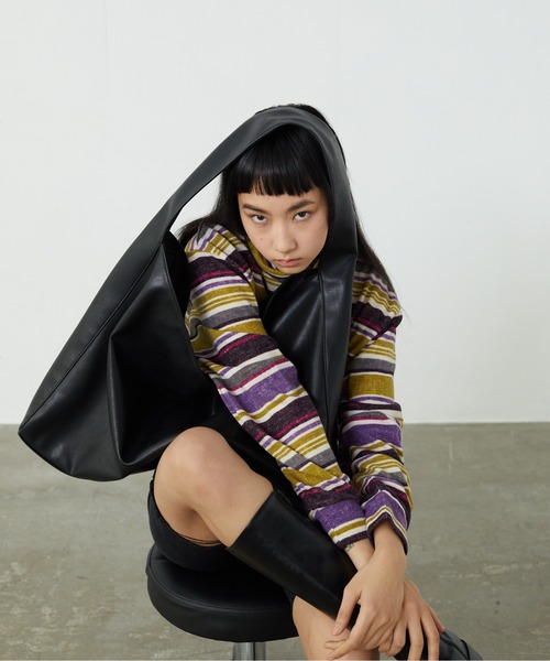 トップス soko AZUL BY MOUSSY | ランダムリブハイネックニットトップス (ニット