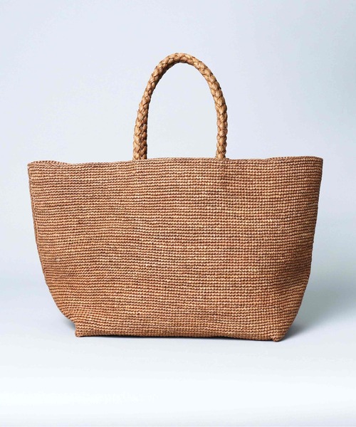 MAISON N.H PARIS（メゾンエヌアッシュパリ）の「【 MAISON N.H PARIS / メゾンエヌアッシュパリ 】 ROSE MARIE GRAND-Tote Bag（かごバッグ・レディース・ブラック/ナチュラル/ブラウン・FREE）」の18枚目の写真