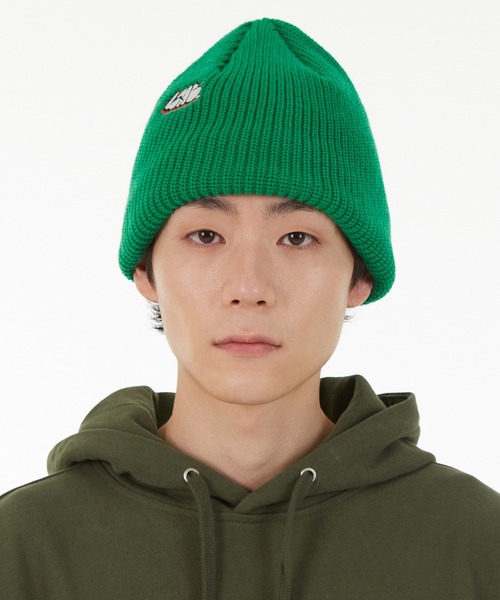 LMCの「【LMC】GRAFFITI UNCUFFED BEANIE / エルエムシー グラフィティ ワンポイント ロゴ ビーニー(ニットキャップ/ビーニー・メンズ・グリーン/ブラック・FREE)」の12枚目の写真