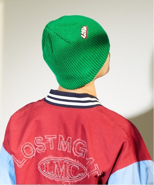 LMCの「【LMC】GRAFFITI UNCUFFED BEANIE / エルエムシー グラフィティ ワンポイント ロゴ ビーニー(ニットキャップ/ビーニー・メンズ・グリーン/ブラック・FREE)」の3枚目の写真