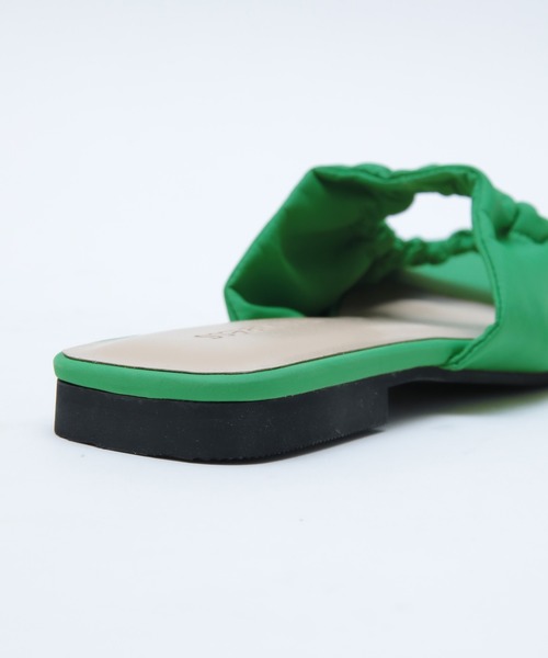 SEA DRESS（シードレス）の「ｷﾞｬｻﾞｰﾃﾞｻﾞｲﾝｻﾝﾀﾞﾙ（サンダル・レディース・ホワイト/ブラック/グリーン・S/LL/M/L）」の10枚目の写真