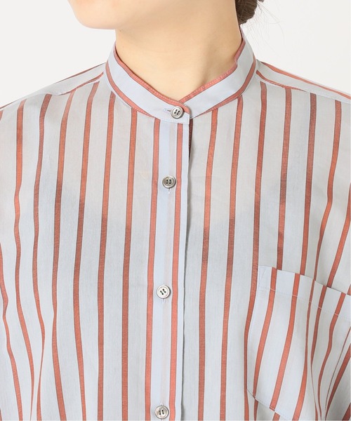 JOINT WORKS(ジョイントワークス)の「J-C.Siストライプシャツ(シャツ/ブラウス・レディース・ブルー/グリーン/レンガ・FREE)」の19枚目の写真