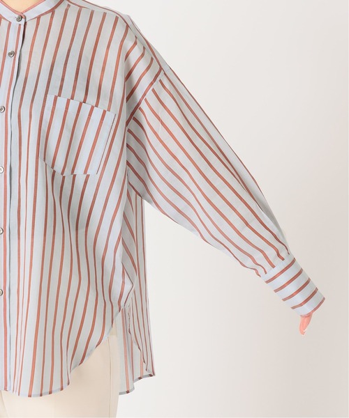 JOINT WORKS(ジョイントワークス)の「J-C.Siストライプシャツ(シャツ/ブラウス・レディース・ブルー/グリーン/レンガ・FREE)」の20枚目の写真
