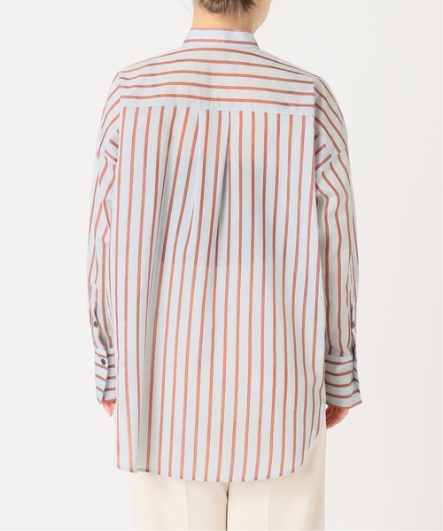 JOINT WORKS(ジョイントワークス)の「J-C.Siストライプシャツ(シャツ/ブラウス・レディース・ブルー/グリーン/レンガ・FREE)」の17枚目の写真