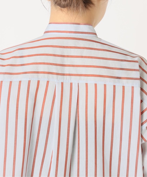 JOINT WORKS(ジョイントワークス)の「J-C.Siストライプシャツ(シャツ/ブラウス・レディース・ブルー/グリーン/レンガ・FREE)」の18枚目の写真