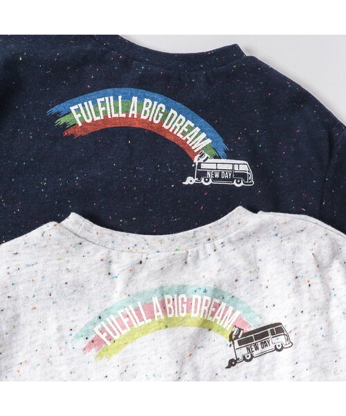 BREEZE(ブリーズ)の「ペイントカーワッペンTシャツ(Tシャツ/カットソー・キッズ・グレー/ネイビー・120/90/80/140/130/100/110)」の4枚目の写真