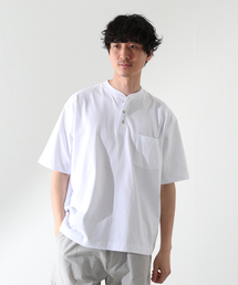 OE ヘンリーネック 半袖Tシャツ