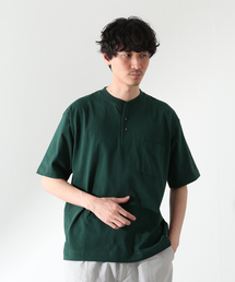 OE ヘンリーネック 半袖Tシャツ