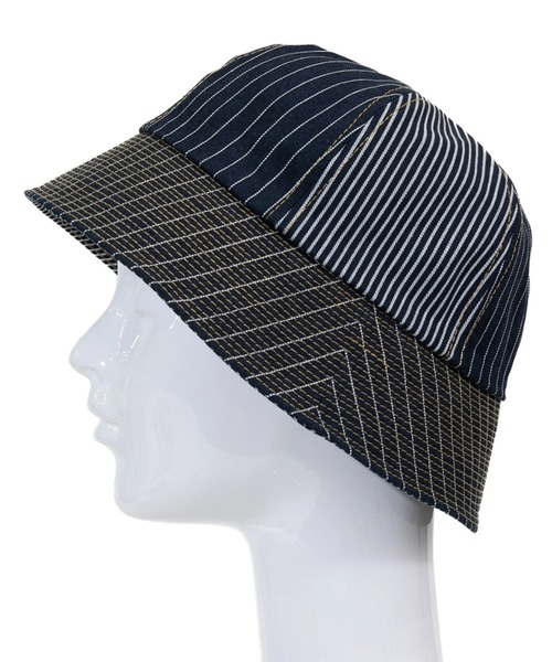 Retter(レッター)の「RETTER/レッター Hickory hat(ハット・レディース・ネイビー/アイボリー・FREE)」の3枚目の写真