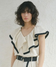 SNIDEL | ビッグアシメントリーカラーブラウス(シャツ/ブラウス)