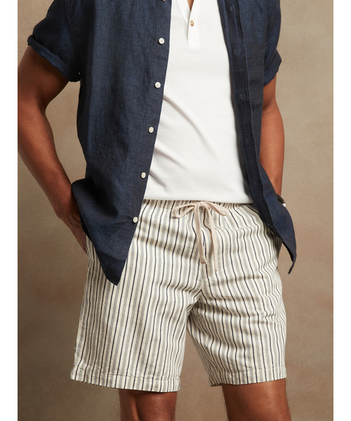 Banana Republic（バナナリパブリック）の「8 リネン・コットン イージー ショートパンツ（その他パンツ・メンズ・ベージュ・M/L/XL/S）」の2枚目の写真