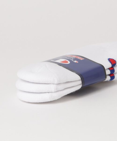 Champion(チャンピオン)の「【CHAMPION/チャンピオン】ゴーストソックス無地3P 靴下 3枚組(ソックス/靴下・メンズ・ネイビー/ブラック/ホワイト/グレー・MEDIUM/LARGE/SMALL)」の12枚目の写真
