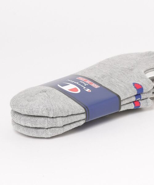 Champion(チャンピオン)の「【CHAMPION/チャンピオン】ゴーストソックス無地3P 靴下 3枚組(ソックス/靴下・メンズ・ネイビー/ブラック/ホワイト/グレー・MEDIUM/LARGE/SMALL)」の15枚目の写真