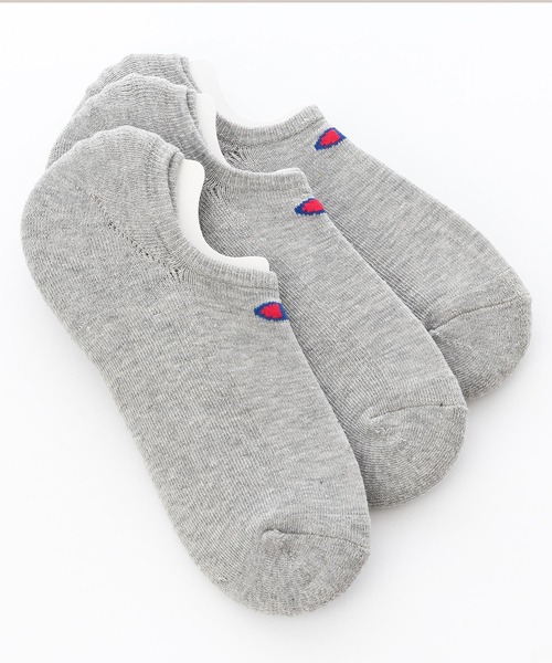 Champion(チャンピオン)の「【CHAMPION/チャンピオン】ゴーストソックス無地3P 靴下 3枚組(ソックス/靴下・メンズ・ネイビー/ブラック/ホワイト/グレー・MEDIUM/LARGE/SMALL)」の3枚目の写真