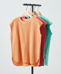 FREAK'S STORE | カラーピグメントワッフルフレンチスリーブTシャツ(Tシャツ/カットソー)