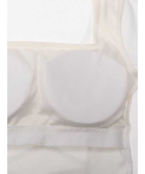 GYDA（ジェイダ）の「BACKクロスレースアップトップス（Tシャツ/カットソー・レディース・オフホワイト/ブラック・FREE）」の17枚目の写真