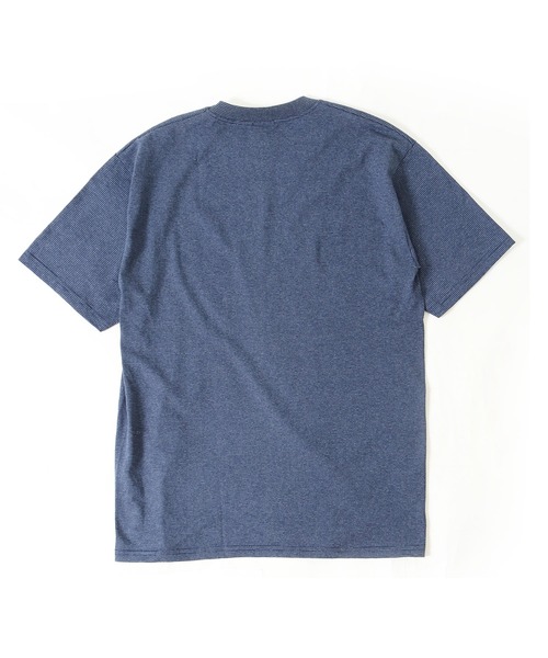 SAWINTO(ソイント)の「【MADE IN USA】CAL CRU 【カルクルー】REPEAT MICRO STRIPE TEE - リピート マイクロストライプ T(Tシャツ/カットソー・メンズ・グレー系その他/ネイビー系・SMALL/MEDIUM/X-LARGE/LARGE/XX-LARGE)」の10枚目の写真