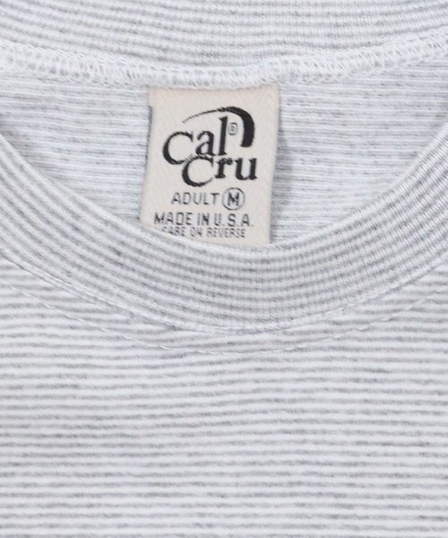 SAWINTO(ソイント)の「【MADE IN USA】CAL CRU 【カルクルー】REPEAT MICRO STRIPE TEE - リピート マイクロストライプ T(Tシャツ/カットソー・メンズ・グレー系その他/ネイビー系・SMALL/MEDIUM/X-LARGE/LARGE/XX-LARGE)」の16枚目の写真