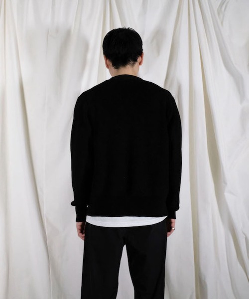 ALLEGE(アレッジ)の「【EXCLUSIVE】 ALLEGE RIB CARDIGAN(カーディガン/ボレロ・メンズ・ブラック/ライム/サックスブルー/ホワイト・3/2)」の10枚目の写真