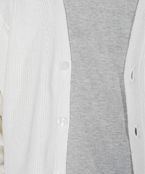 ALLEGE(アレッジ)の「【EXCLUSIVE】 ALLEGE RIB CARDIGAN(カーディガン/ボレロ・メンズ・ブラック/ライム/サックスブルー/ホワイト・3/2)」の6枚目の写真
