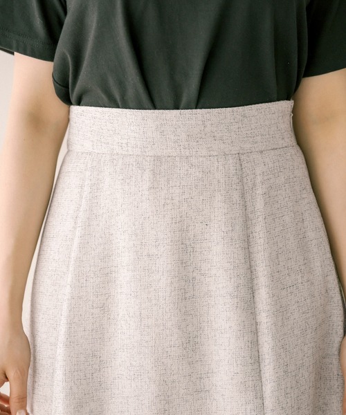 OLIVE des OLIVE（オリーブデオリーブ）の「ダブルちびスリットミニスカート（スカート・レディース・ブラック/オフホワイト/ラベンダー・FREE）」の10枚目の写真