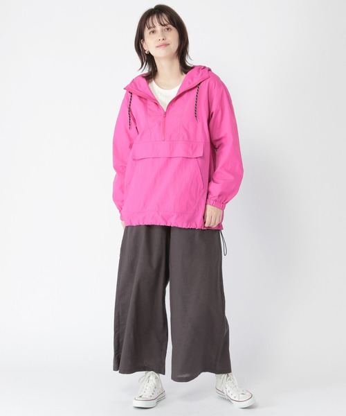 studio CLIP（スタディオクリップ）の「【撥水】レジャーアノラックパーカー（その他アウター・レディース・ネイビー/カーキ/ピンク・FREE）」の4枚目の写真