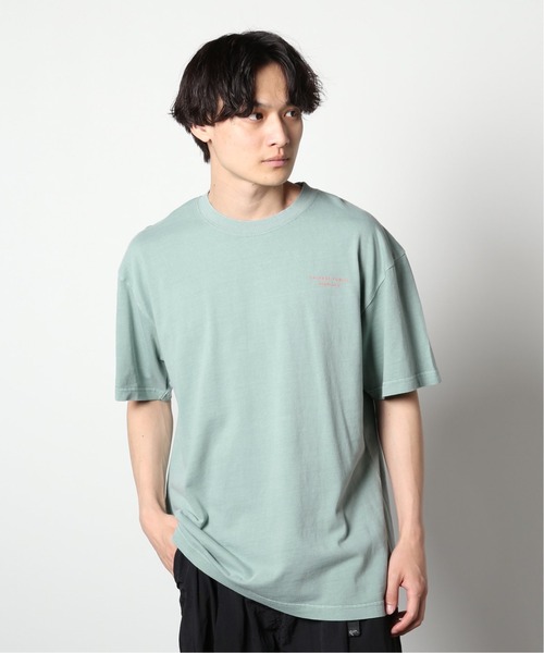 SALVAGE PUBLIC(サルベージパブリック)の「【SALVAGE PUBLIC/サルベージパブリック×JS】別注 ピグメント Tシャツ“SHAK”(Tシャツ/カットソー・メンズ・アイボリー/サファリグリーン・MEDIUM/LARGE)」の3枚目の写真
