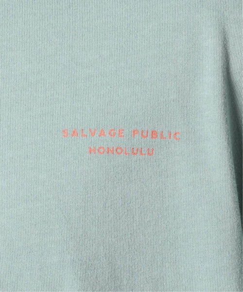SALVAGE PUBLIC(サルベージパブリック)の「【SALVAGE PUBLIC/サルベージパブリック×JS】別注 ピグメント Tシャツ“SHAK”(Tシャツ/カットソー・メンズ・アイボリー/サファリグリーン・MEDIUM/LARGE)」の7枚目の写真