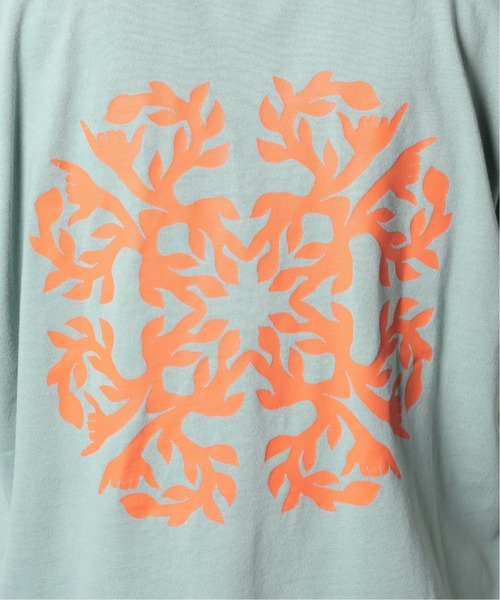 SALVAGE PUBLIC(サルベージパブリック)の「【SALVAGE PUBLIC/サルベージパブリック×JS】別注 ピグメント Tシャツ“SHAK”(Tシャツ/カットソー・メンズ・アイボリー/サファリグリーン・MEDIUM/LARGE)」の10枚目の写真