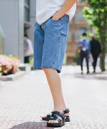 HUF（ハフ）の「HUF/ハフ WORKMAN SHORT デニムショーツ（デニムパンツ・メンズ）」