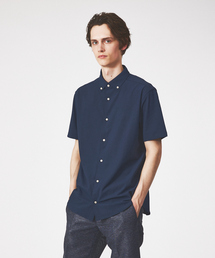 【FLEX SHIRTS】マルチストレッチ ボタンダウン 半袖シャツ