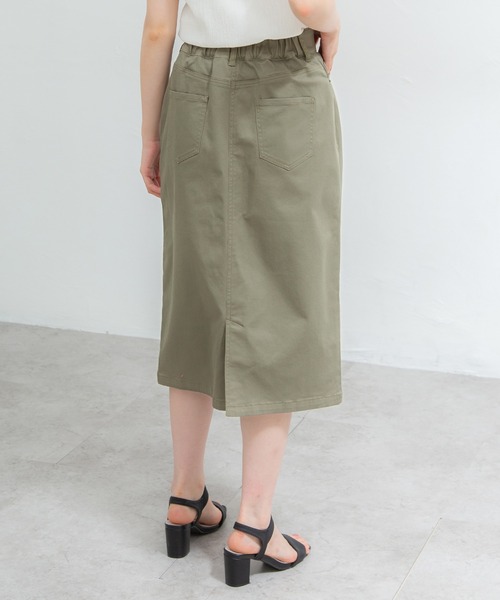 Honeys(ハニーズ)の「ナロースカート(スカート・レディース・ブラック/ブラウン系その他/ダークカーキ/ダークオレンジ・S/M/L)」の12枚目の写真