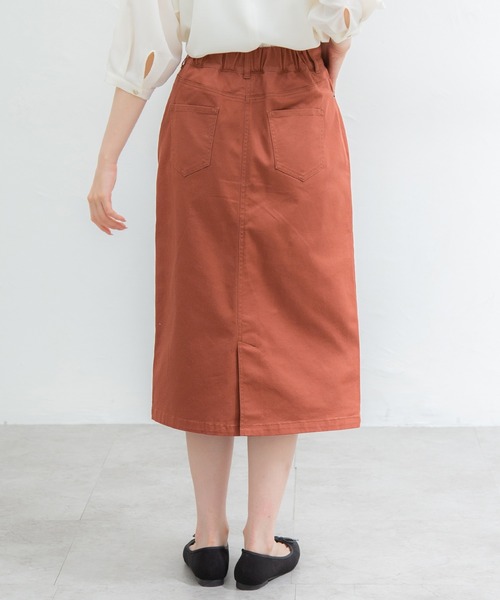 Honeys(ハニーズ)の「ナロースカート(スカート・レディース・ブラック/ブラウン系その他/ダークカーキ/ダークオレンジ・S/M/L)」の21枚目の写真