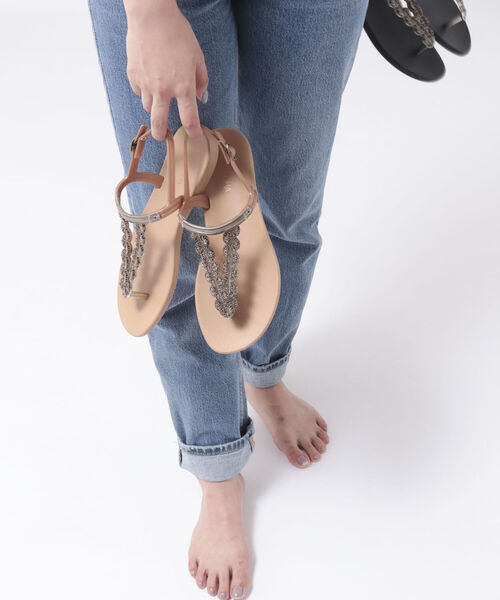 grendha（グレンダ）の「【grendha/グレンダ】◇【WEB限定】PVCエスニックポイントサンダル（サンダル・レディース・キャメル/ブラック・38/36/37）」の11枚目の写真