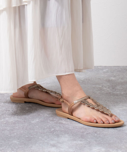 grendha（グレンダ）の「【grendha/グレンダ】◇【WEB限定】PVCエスニックポイントサンダル（サンダル・レディース・キャメル/ブラック・38/36/37）」の13枚目の写真