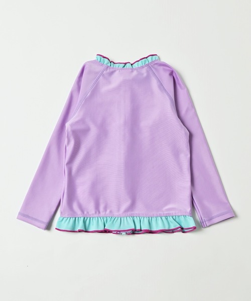 HOGAN RANCH WEAR（ホーガンランチウエア）の「GIRLラッシュガード/UVカット（80～140cm）（ラッシュガード・キッズ・ライトブルー/ラベンダー・90/100/110/120/80/130/140）」の4枚目の写真