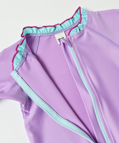 HOGAN RANCH WEAR（ホーガンランチウエア）の「GIRLラッシュガード/UVカット（80～140cm）（ラッシュガード・キッズ・ライトブルー/ラベンダー・90/100/110/120/80/130/140）」の6枚目の写真