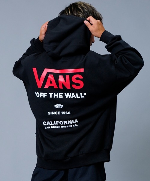 VANS(バンズ)の「【ムラサキスポーツ別注】VANS/バンズ バックプリントパーカー 122K1030523(パーカー・メンズ・ブラック/グレー/グリーン・M/L/XL/XXL)」の11枚目の写真