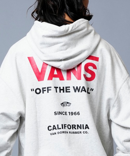 VANS(バンズ)の「【ムラサキスポーツ別注】VANS/バンズ バックプリントパーカー 122K1030523(パーカー・メンズ・ブラック/グレー/グリーン・M/L/XL/XXL)」の6枚目の写真
