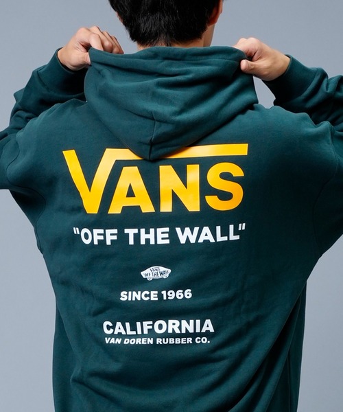 VANS(バンズ)の「【ムラサキスポーツ別注】VANS/バンズ バックプリントパーカー 122K1030523(パーカー・メンズ・ブラック/グレー/グリーン・M/L/XL/XXL)」の7枚目の写真