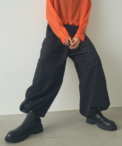 VACANCY（ヴァカンシー）の「スノーオーバーイージーパンツ（その他パンツ・レディース・アイボリー/イエロー/ブラック・FREE）」の2枚目の写真