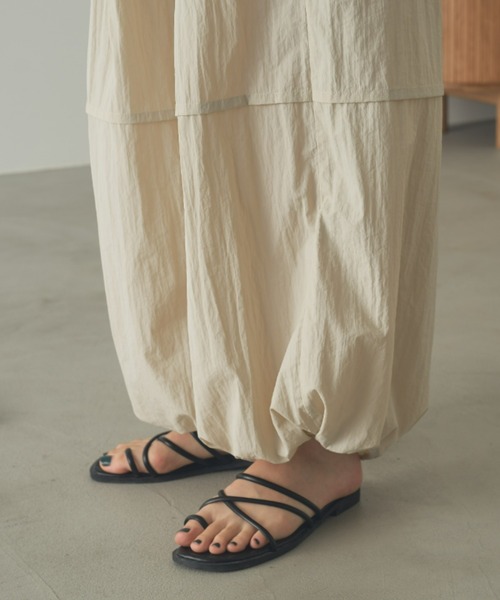 VACANCY（ヴァカンシー）の「スノーオーバーイージーパンツ（その他パンツ・レディース・アイボリー/イエロー/ブラック・FREE）」の4枚目の写真