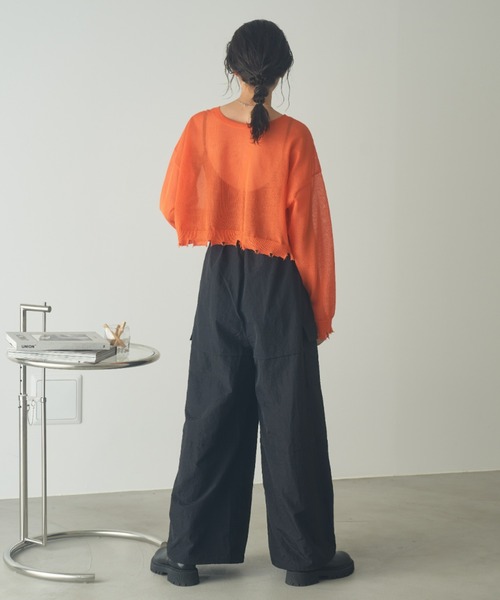 VACANCY（ヴァカンシー）の「スノーオーバーイージーパンツ（その他パンツ・レディース・アイボリー/イエロー/ブラック・FREE）」の11枚目の写真