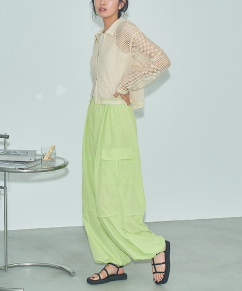 VACANCY（ヴァカンシー）の「スノーオーバーイージーパンツ（その他パンツ・レディース・アイボリー/イエロー/ブラック・FREE）」の8枚目の写真