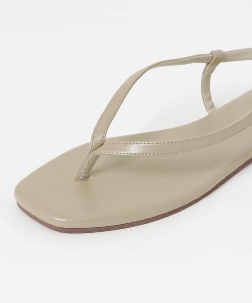 URBAN RESEARCH DOORS（アーバンリサーチドアーズ）の「トングストラップサンダル（サンダル・レディース・ベージュ系その他/スミクロ・38/36/37）」の6枚目の写真