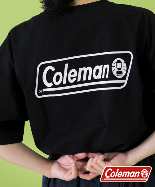 Uiscel（ユイセル）の「『別注』Coleman　グラフィックTシャツ A（Tシャツ/カットソー・メンズ・ホワイト/ブラック・MEDIUM/LARGE）」の2枚目の写真