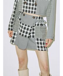 パッチワークジャケットスカパン【セットアップ対応】