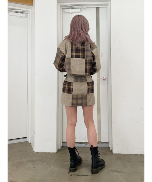 セール】パッチワークジャケットスカパン【セットアップ対応】（その他